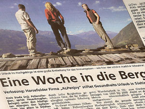 Presseveröffentlichungen von ALPenjoy Tourismusmarketing