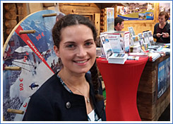 Julia - Betreuung Messestand ALPenjoy Julia - Betreuung Messestand ALPenjoy