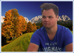 Benjamin - Betreuung Messestand ALPenjoy Benjamin - Betreuung Messestand ALPenjoy