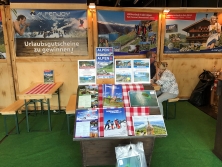 Messestand "Urlaub in den Alpen"