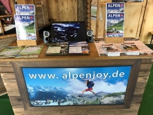 Messestand "Urlaub in den Alpen"