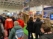 Messestand Urlaub in den Alpen auf der abf in Hannover