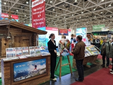 Messestand Urlaub in den Alpen