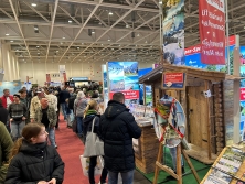 Messestand Urlaub in den Alpen auf der ABF 2026 in Hannover