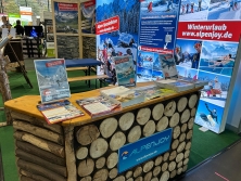 Messestand Urlaub in den Alpen (Prospektauflagen)