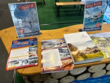 Messestand Urlaub in den Alpen (Prospektauflagen)