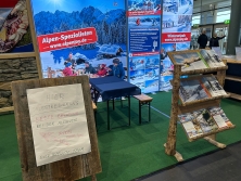 Messestand Urlaub in den Alpen (Prospektauflagen)