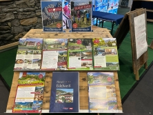 Messestand Urlaub in den Alpen (Prospektauflagen)