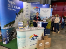 Messestand GEW-Ferien auf der CMT in Stuttgart