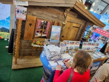 Gewinnspiel am Messestand Urlaub in den Alpen