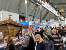 Messestand Urlaub in den Alpen