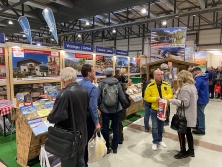 Messestand Urlaub in den Alpen