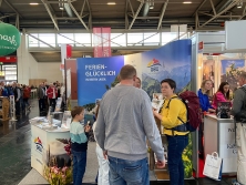 Messestand GEW-Ferien auf der f.re.e München