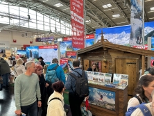Messestand Urlaub in den Alpen
