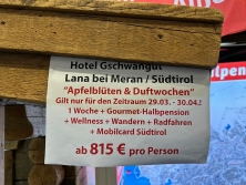 Angebote am Messestand Urlaub in den Alpen