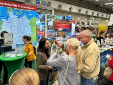 Glücksrad  am ALPenjoy Messestand Glücksrad  am ALPenjoy Messestand