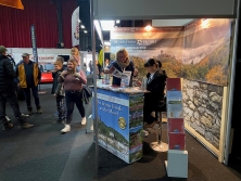 Messestand Moselstern Hotels auf der Messe in Kalkar