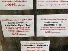 Messeangebote am ALPenjoy-Messestand