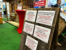 Messeangebote am ALPenjoy-Messestand