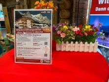 Spezialangebot Alfaierhof am Messestand Urlaub in den Alpen