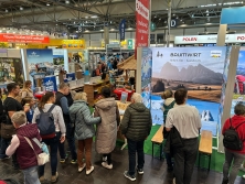 Messestand Urlaub in den Alpen