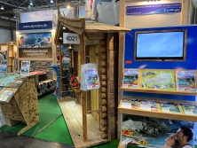 Messestand Urlaub in den Alpen