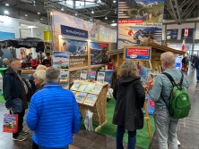 Messestand Urlaub in den Alpen