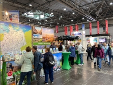 Messestand Urlaub in Deutschland auf der Touristik & Caravaning Leipzig