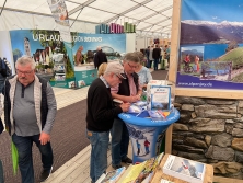 Gewinnspiel am Messestand Urlaub in den Alpen