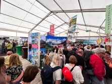 Messestand Urlaub in den Alpen