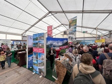 Messestand Urlaub in den Alpen