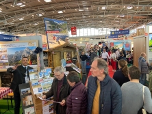 Messestand Urlaub in den Alpen