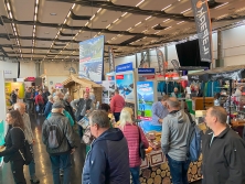 Messestand Urlaub in den Alpen auf der Oberschwabenschau in Ravensburg