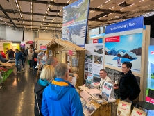 Messestand Urlaub in den Alpen auf der Oberschwabenschau in Ravensburg