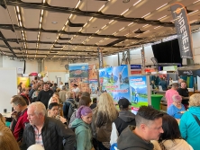 Messestand Urlaub in den Alpen