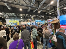 Messestand Urlaub in den Alpen