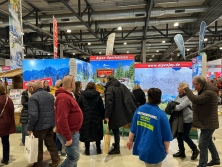 Messestand Urlaub in den Alpen