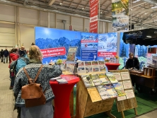 Messestand Urlaub in den Alpen