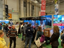 Messestand Urlaub in den Alpen