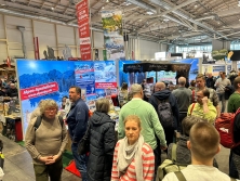 Messestand Urlaub in den Alpen
