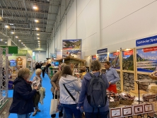 Messestand Urlaub in den Alpen