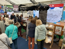Messestand Urlaub in den Alpen