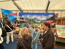 Messestand Urlaub in den Alpen
