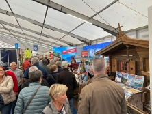 Messestand Urlaub in den Alpen