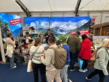 Messestand Urlaub in den Alpen
