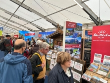 Messestand Urlaub in den Alpen