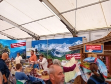 Messestand Urlaub in den Alpen