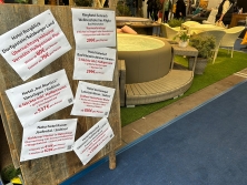 Angebote am Messestand Urlaub in den Alpen