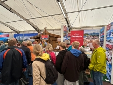 Messestand Urlaub in den Alpen