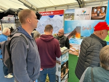 1. Bier- & Wohlfühlhotel Gut Riedelsbach am Messestand Urlaub in Deutschland